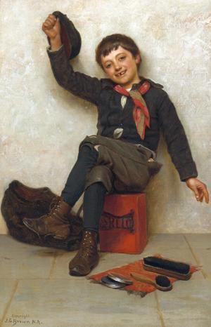 Artwork by John George Brown (1831-1913)