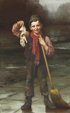 Artwork by John George Brown (1831-1913)