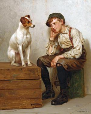 Artwork by John George Brown (1831-1913)