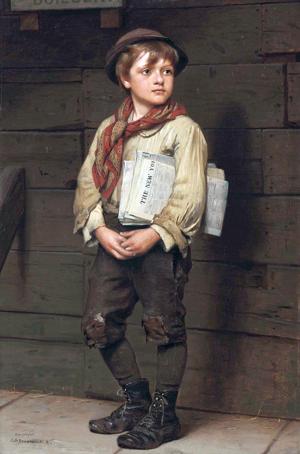 Artwork by John George Brown (1831-1913)