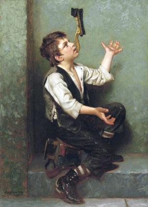 Artwork by John George Brown (1831-1913)