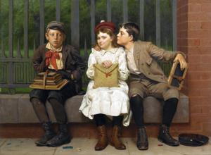 Artwork by John George Brown (1831-1913)