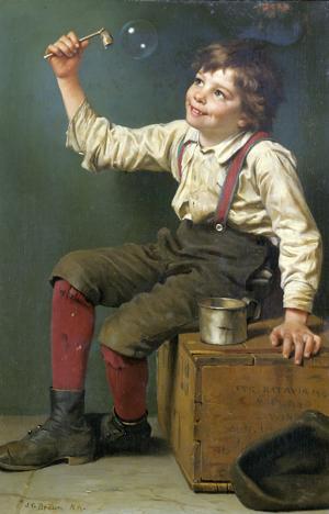 Artwork by John George Brown (1831-1913)