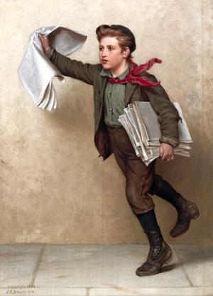 Artwork by John George Brown (1831-1913)