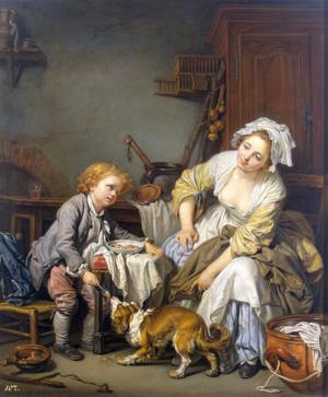 Artwork by Jean-Baptiste Greuze (1725-1805)