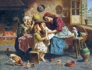 Artwork by Eugenio Zampighi (1859-1944)