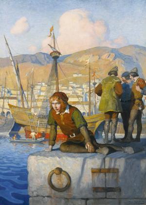 Artwork by N.C. Wyeth (1882-1945) 