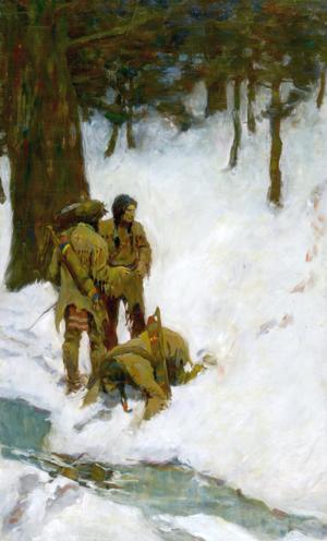 Artwork by N.C. Wyeth (1882-1945) 