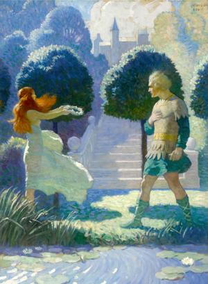 Artwork by N.C. Wyeth (1882-1945) 