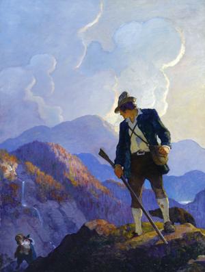 Artwork by N.C. Wyeth (1882-1945) 