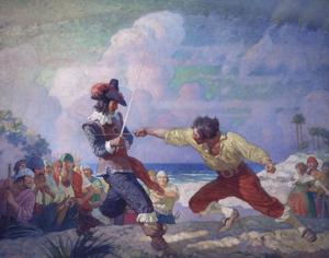 Artwork by N.C. Wyeth (1882-1945) 