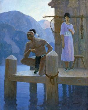 Artwork by N.C. Wyeth (1882-1945) 