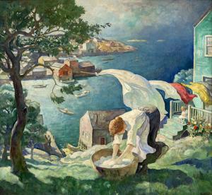 Artwork by N.C. Wyeth (1882-1945) 