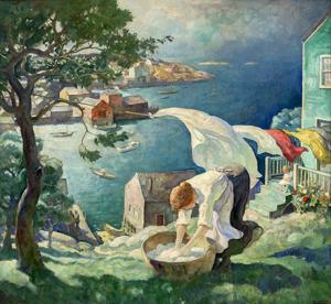 Artwork by N.C. Wyeth (1882-1945) 