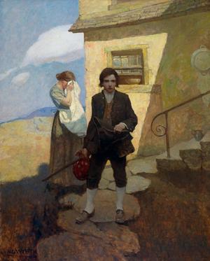 Artwork by N.C. Wyeth (1882-1945) 