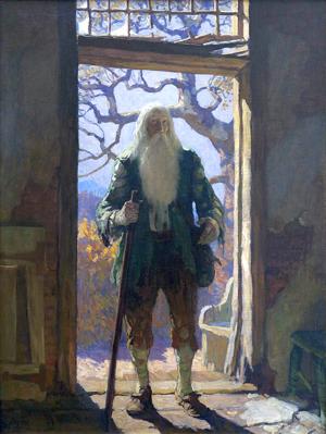 Artwork by N.C. Wyeth (1882-1945) 