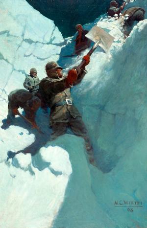 Artwork by N.C. Wyeth (1882-1945) 