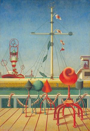 Artwork by Edward Wadsworth (1889-1949) 