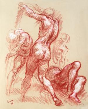 Artwork by Harry Carmean (1922-2022) 