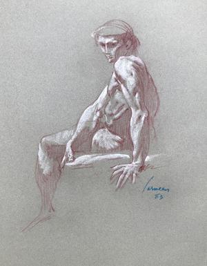 Artwork by Harry Carmean (1922-2022) 