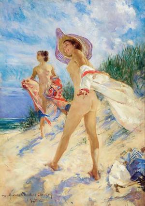 Artwork by Howard Chandler Christy (1872-1952)