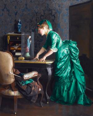 Artwork by William McGregor Paxton (1869-1941)