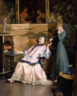 Artwork by William McGregor Paxton (1869-1941)