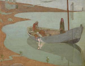 Artwork by Frederick Cayley Robinson (1862-1927)