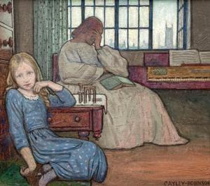 Artwork by Frederick Cayley Robinson (1862-1927)