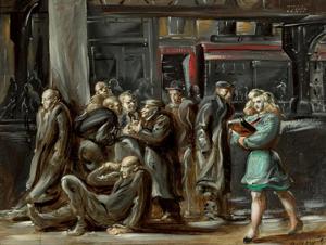 Artwork by Reginald Marsh (1898-1954)