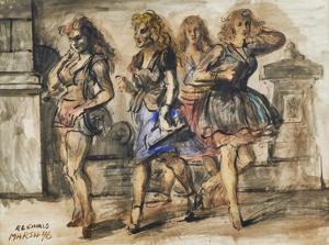 Artwork by Reginald Marsh (1898-1954)