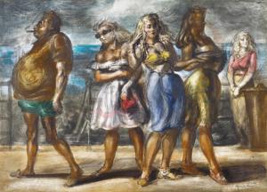 Artwork by Reginald Marsh (1898-1954)