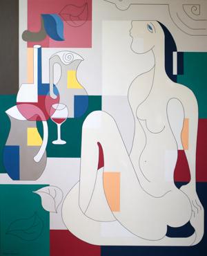 Artwork by Hildegarde Handsaeme