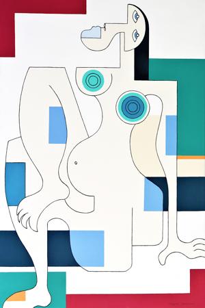 Artwork by Hildegarde Handsaeme