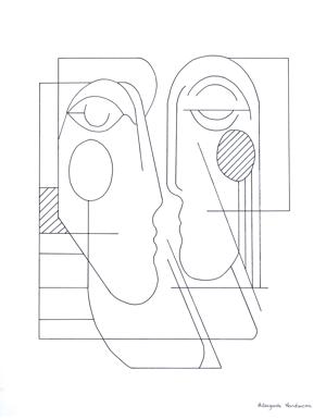 Artwork by Hildegarde Handsaeme