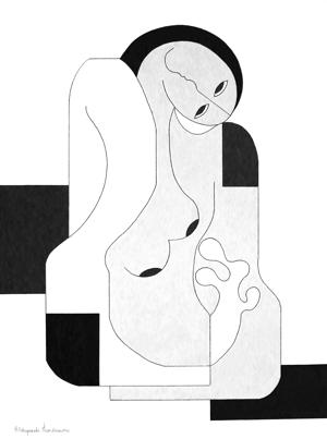 Artwork by Hildegarde Handsaeme